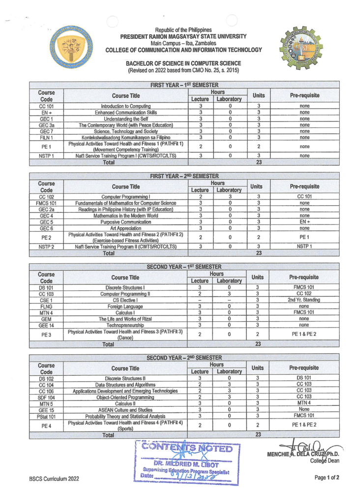 BSCS_Curriculum_Page_1